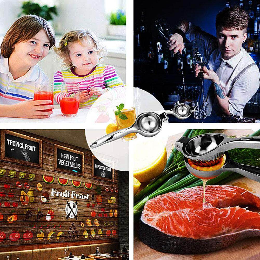 Thép Không Gỉ Làm Tay Lime Green Citrus Orange Trái Chanh Ép Press Máy Ép Trái Cây