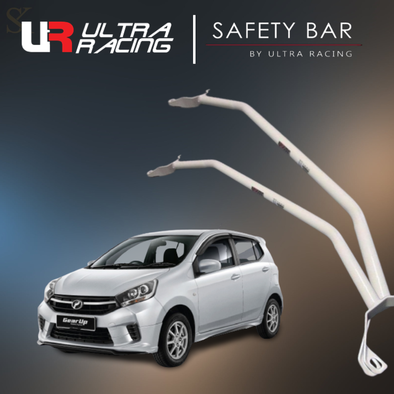 Ultra Racing Safety Bar Perodua Axia 2014 1.0 Front Strut Bar Engine Bar 2 Points Car Suspension