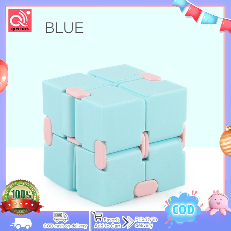 2x2 Magic Cube Pocket Flip Infinite Speed Cube Decompression Educational Toys For Children Birthday Gifts