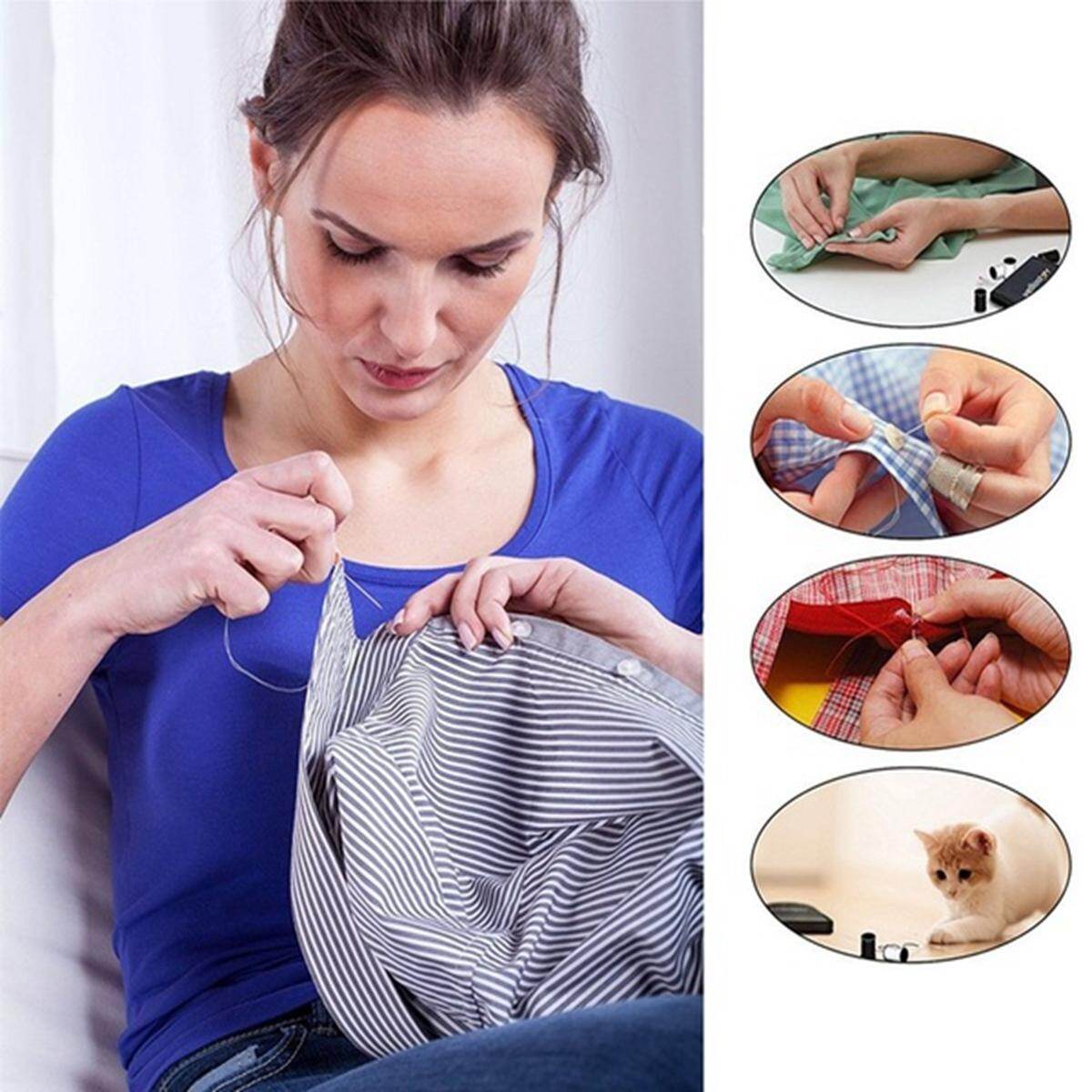 Portable Knitting Needles DIY Handcraft Sewing Box Set Thread Stitching Kit Quilting Tool Embroidery