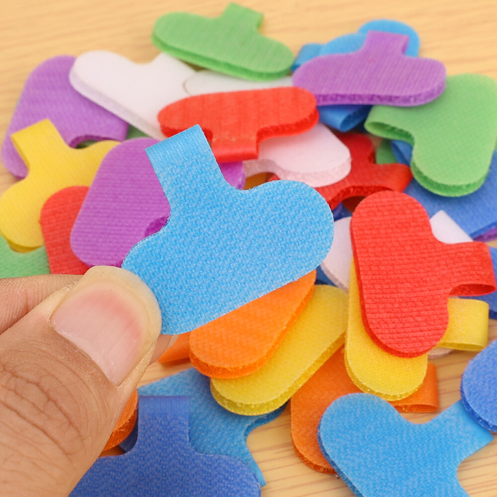 【On Sale】10Pcs Cáp nhãn giấy dòng dữ liệu nhận dạng sợi dây Thẻ Nhãn tổ chức mạng