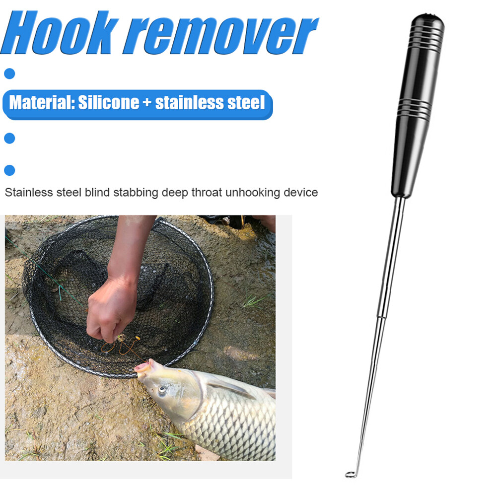 2pcs Stainless Steel Fishing Hook Extractor Fish Hook Quick Removal Tools