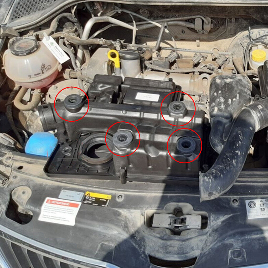 4 Pieces Car Air Filter Buffer Replacing Detachable Upgrading Shockproof Automotive Install Mount Base Accessories