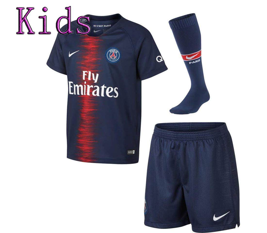 New #10 Neymar Jr PSG Home Jersey /& Shorts for Kids//Youths 7-8 Years Old