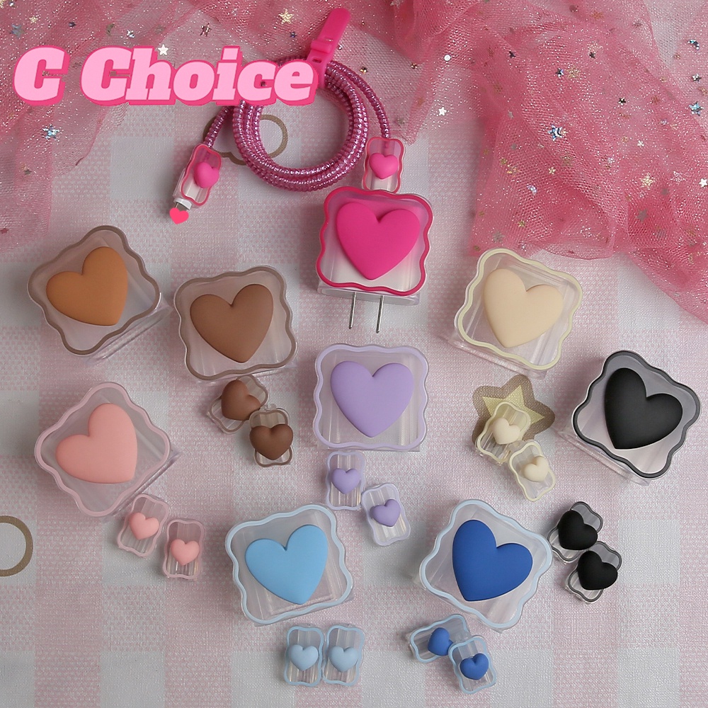 INS Love Wave Pattern Compatible for iPhone Chargering Protector Cover 18w 20w for ipad chargering case Cable Protector Earphone Cord Protector Chargering for ip14promax 14pro 14 ip12 11pro [cchoice]