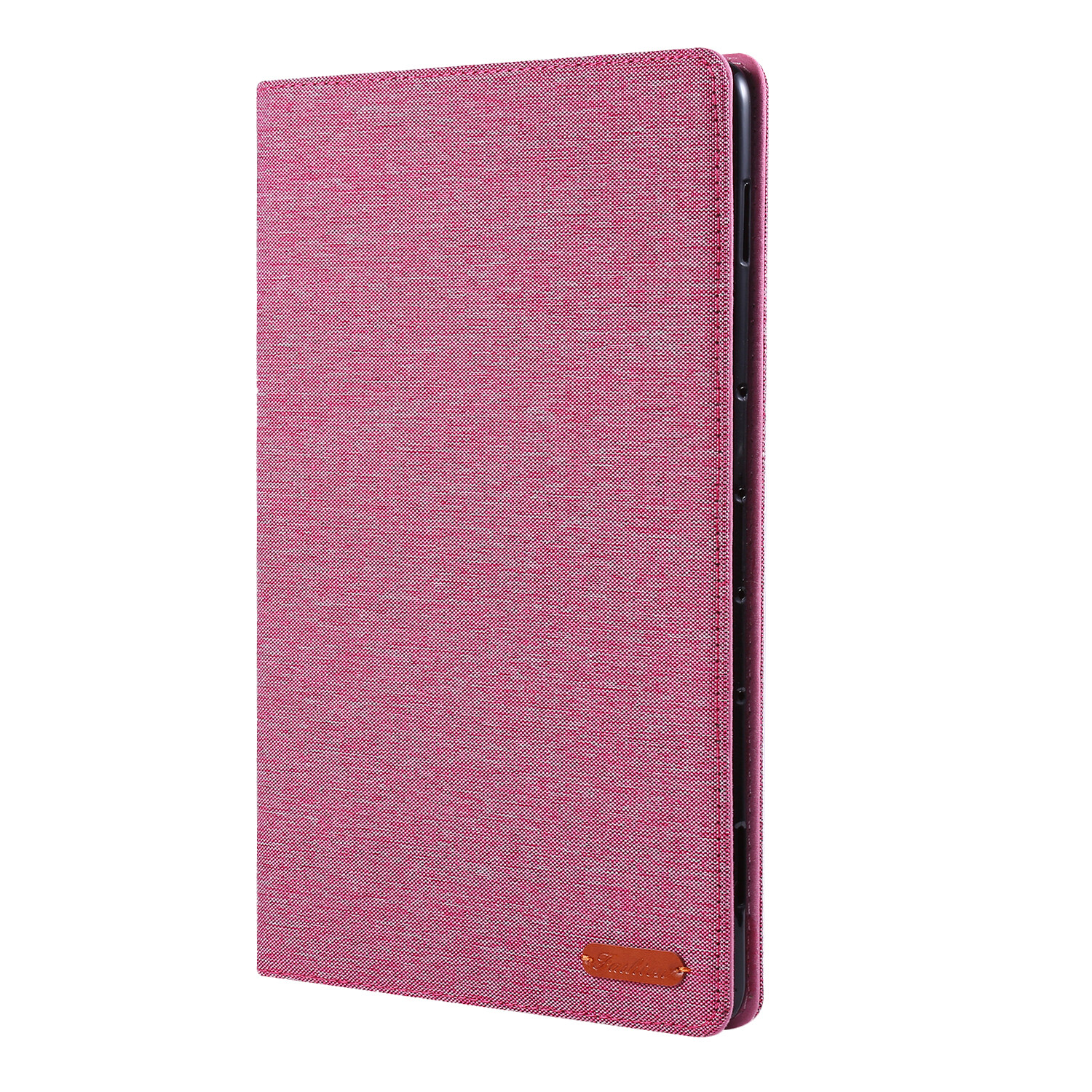 For samsung galaxy tab a8 10.5'' sm-x200 sm-x205 tablet case flip cover pu leather antiskid jeans fabric case samsung galaxy tab a 8 10.5 2021 cover case soft inner cover stand tablet case