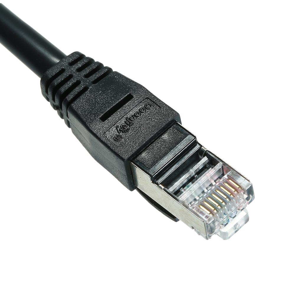 RJ45 Network Splitter Adapter Cable, Male to 2 Female header Separators Socket Port LAN for Super Category 5 Ethernet, Category 6 Ethernet