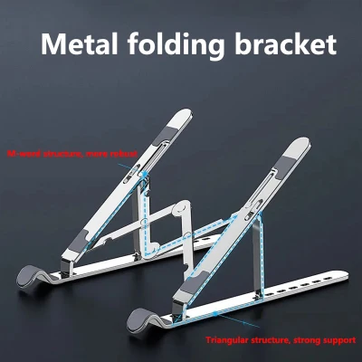 Laptop Stand for Notebook Stand Foldable Aluminium Alloy Tablet Stand Bracket Laptop Holder Notebook suporte ordinateur portable