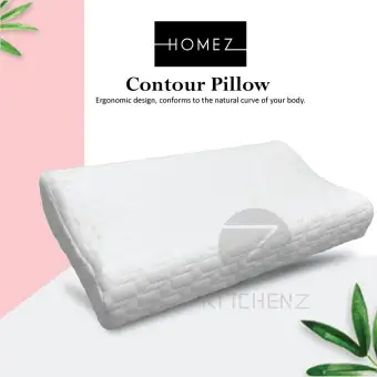 Homez Soft Contour Pillow Side Sleeper Pillow Deluxe Pillow