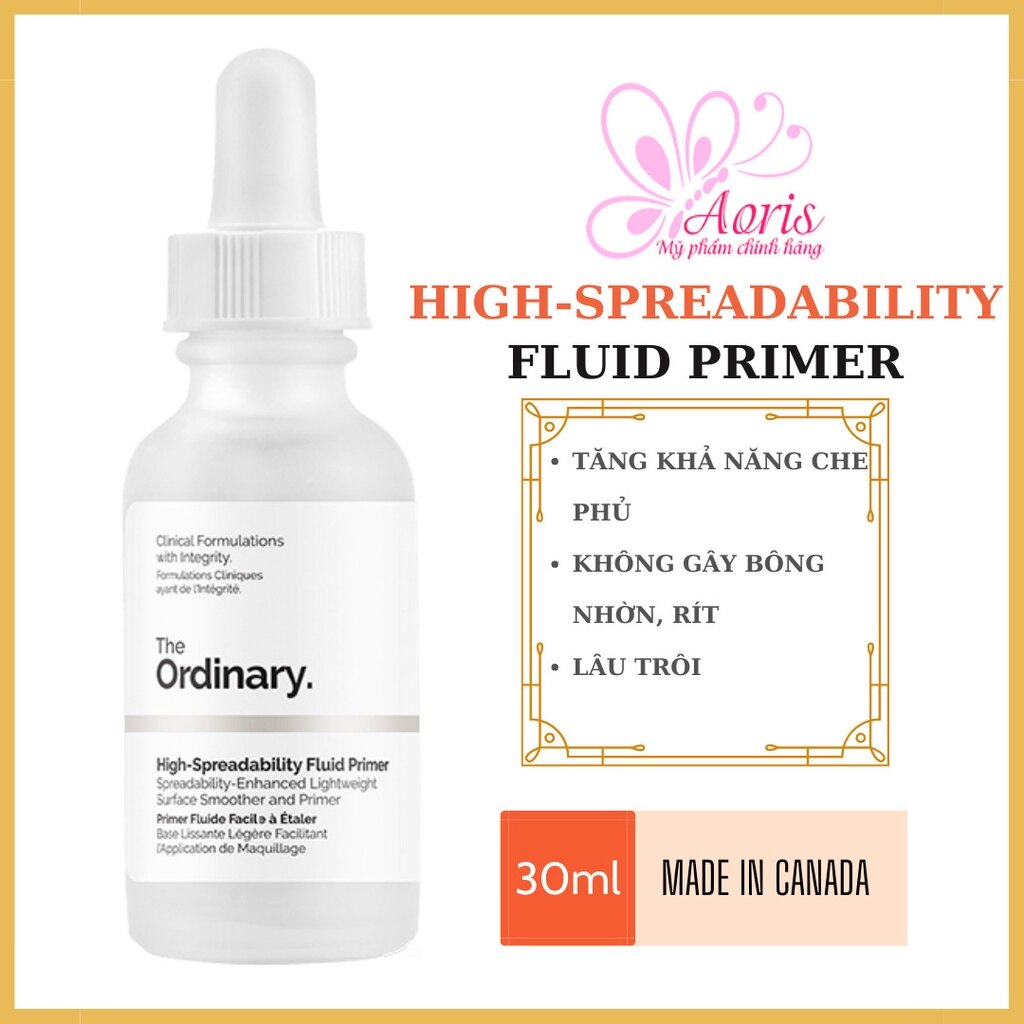 Tinh Chất Lót The Ordinary. High-Spreadability Fluid Primer - 30ml
