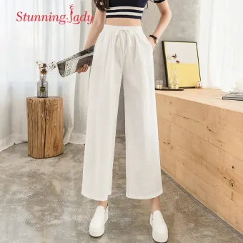 cropped summer trousers