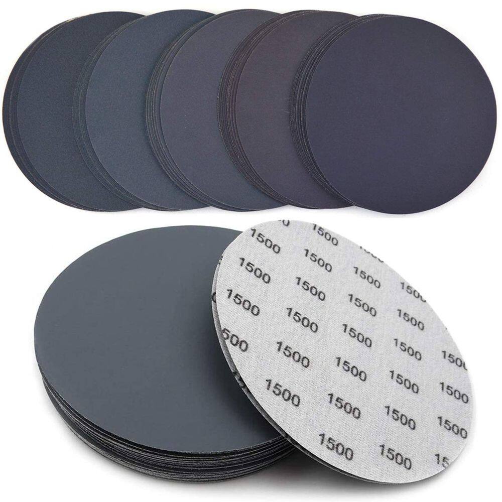 CORE 10 PCS 180-1500 Grits Hook and Loop Bench Grinder Random Orbital Sander Polishing Sanding Discs Orbital Sander Pads Polishing Pad Sandpaper