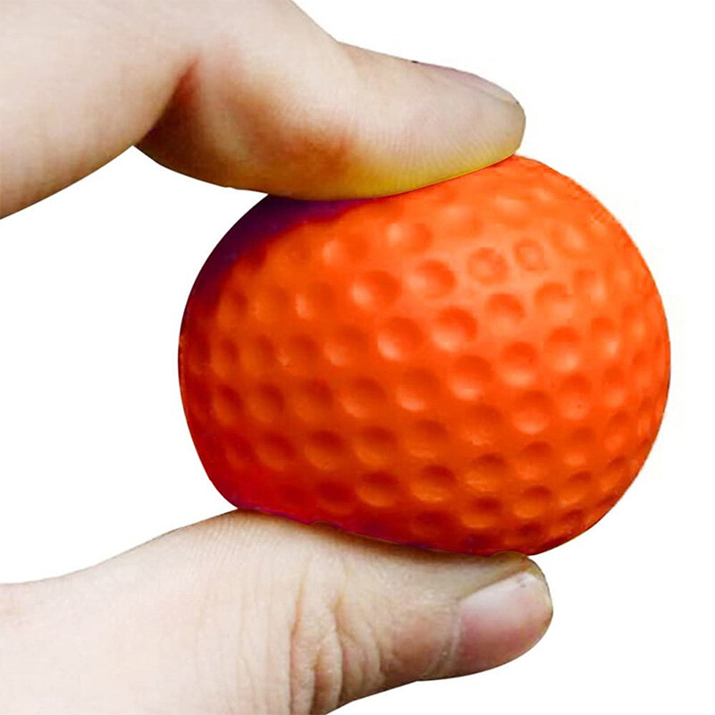 bashijian 10Pcs PU Foam Golf Balls Sponge Elastic Indoor Outdoor Practice Training