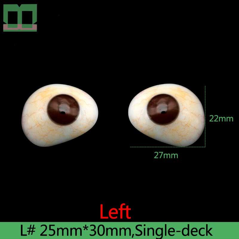 Ocular Prosthesis Delicate Pupil High Polymer Material Left Eye Oculus