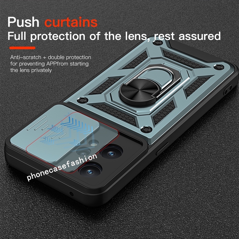 Phone Case For infinix Note 30 pro vip 4G 5G Note30 Armor ShockProof Casing Push Lens camera protection Hard Back Cover