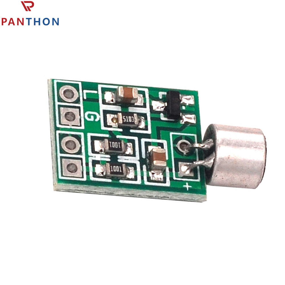 PANTHON Small Microphone Accessories Mini Microphone Audio Microphone Module Pickup Amplifier Circuit Module Microphone Circuit Board