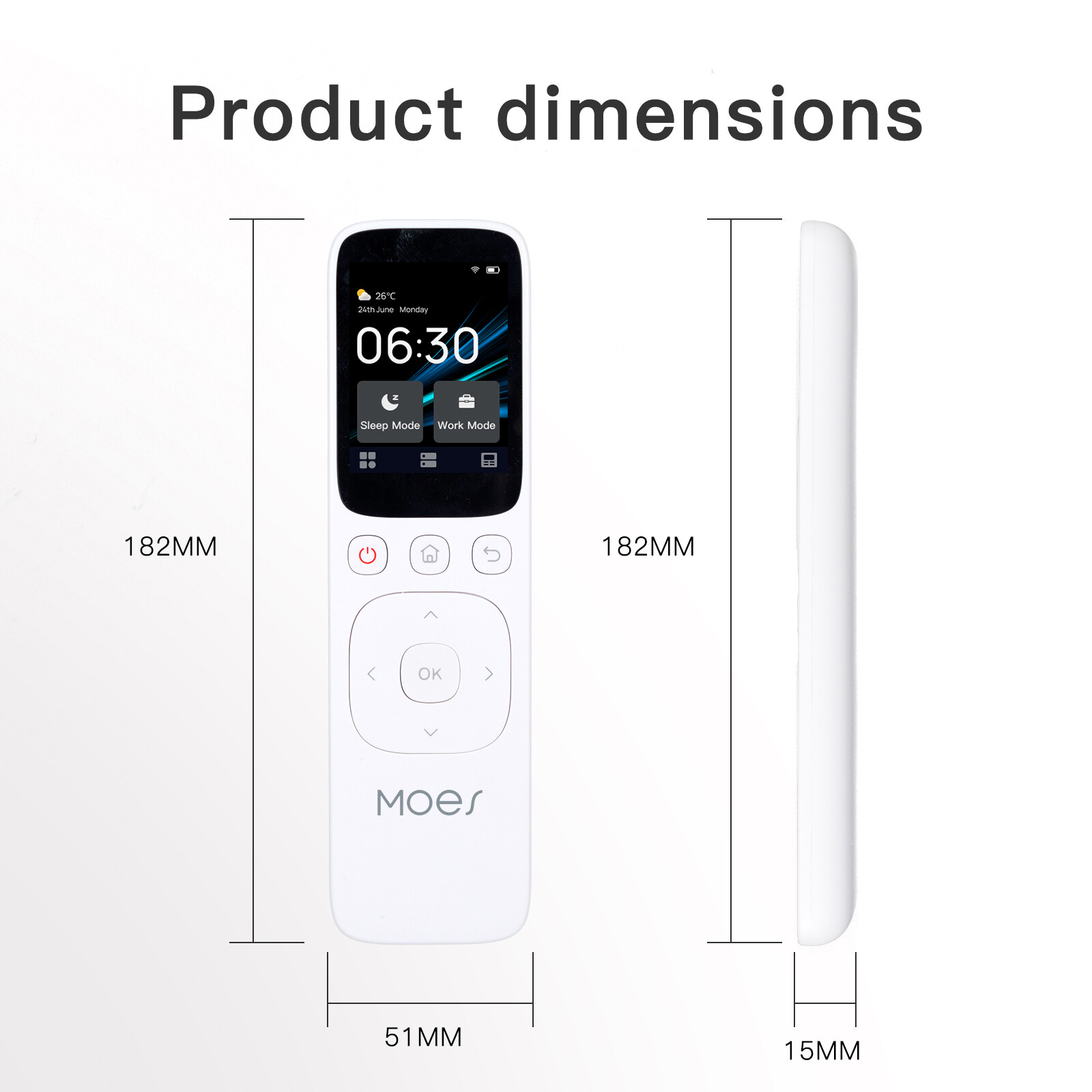 Cảm biến thông minh tuya wifi thông minh màn hình cảm ứng trung tâm bảng điều khiển Điều khiển từ xa IR trung tâm nhà điều khiển từ xa IR điều khiển tương thích với moes ứng dụng