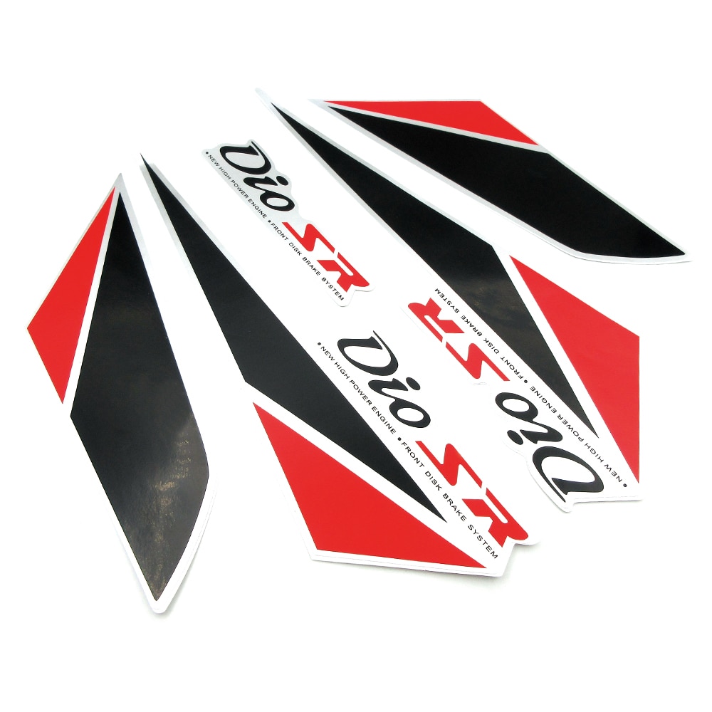 New motorcycle scooter whole body fairing stickers for honda dio sr dio50 af17 af18 af27 af28 glue decorative decal logo sticker
