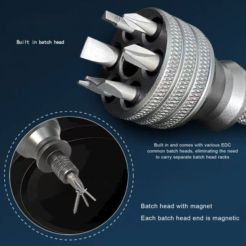 Mạnh mẽ mag-netic tuốc nơ vít kiểu bánh cóc ngắn xử lý siêu ngắn đa tuốc nơ vít đặc thù đặt 1/4 inch hộ gia đình dụng cụ bảo trì 7 trong 1