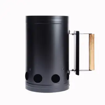 charcoal grill with gas starter
