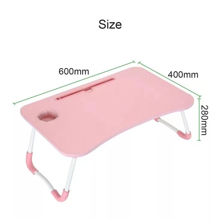 60×40×28CM Foldable Wooden Computer Bed Table Laptop Office Desk JVL