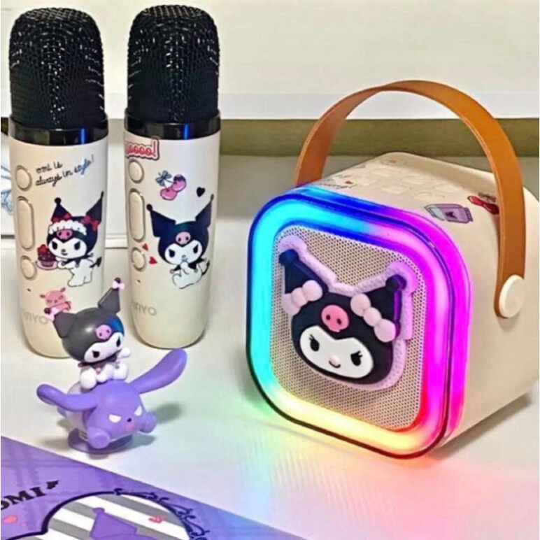 New K12 Bluetooth Speaker Bluetooth Speaker Blutooth Speaker Megaphone Dual Microphone Portable Karaoke Speaker USB TF AUX Portable Bluetooth Speaker