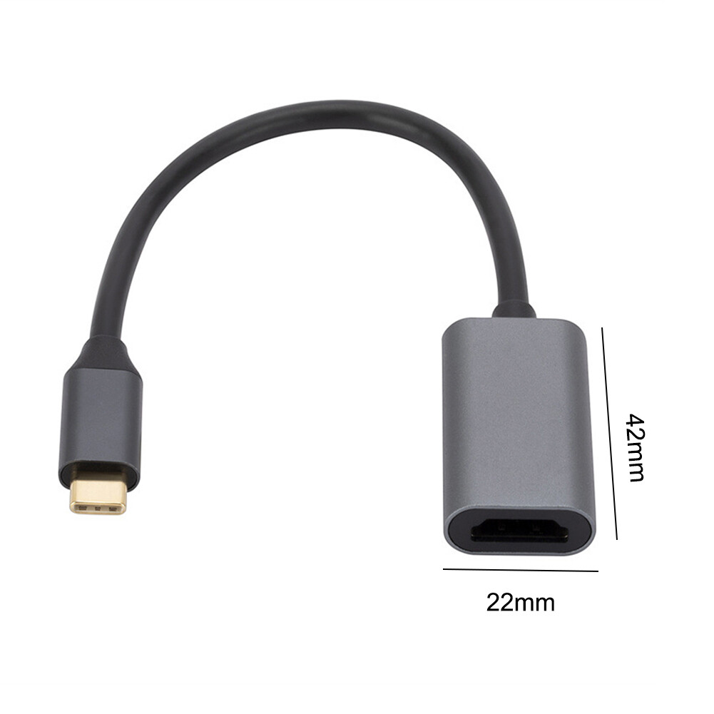 USB 3.1 Type-C To HDMI-compatible Converter Cable Android Phone Screen Projection Type-C To HDMI-compatible Converter Line Portable for Phone Tablets