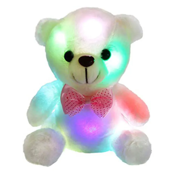 Cod Praktis Warna Warni Led Bersinar Kecil Boneka Beruang Lampu