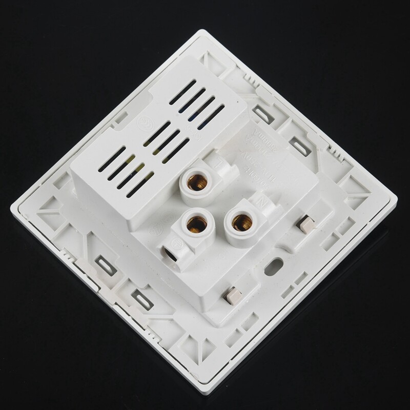 2.1A Dual USB Wall Charger Socket Adapter Universial Power Outlet Panel wite Switch