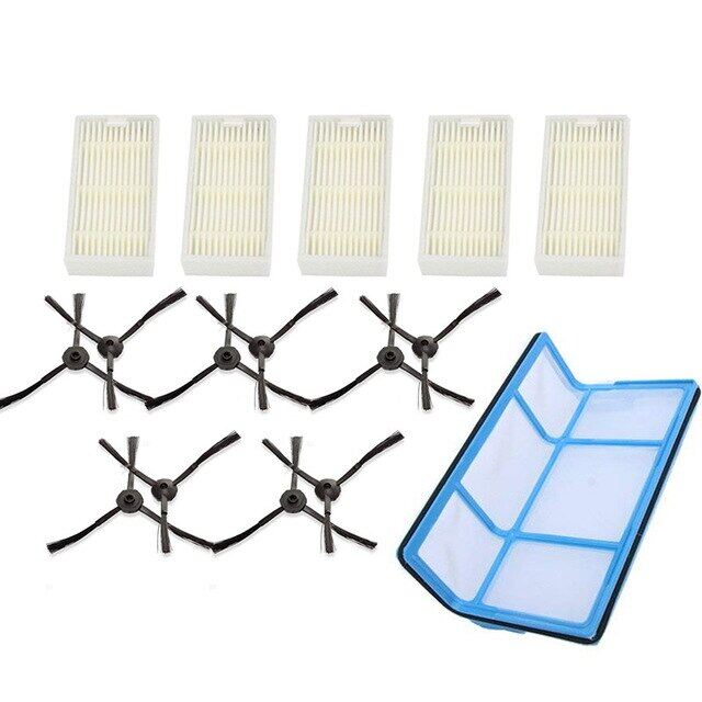Ad-5 filters10 side brushes for medion md 16192 md 18500 md 18501 md 18600 spare parts