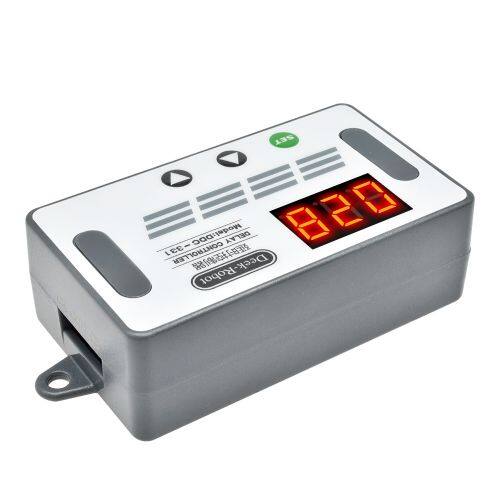 Aideepen Rơ Le Trễ Hẹn Giờ Chu Kỳ Kích Hoạt DDC-331 DC 12V Rơ Le Điều Khiển Thời Gian Có Thể Điều Chỉnh Màn Hình Kỹ Thuật Số LED Rơ Le Có Hộp Đựng
