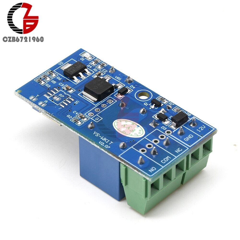 DC 12V Wireless Wifi Relay Switch Module Mobile Phone Control Timer Jog Mode Low Power For IOS Smart Home