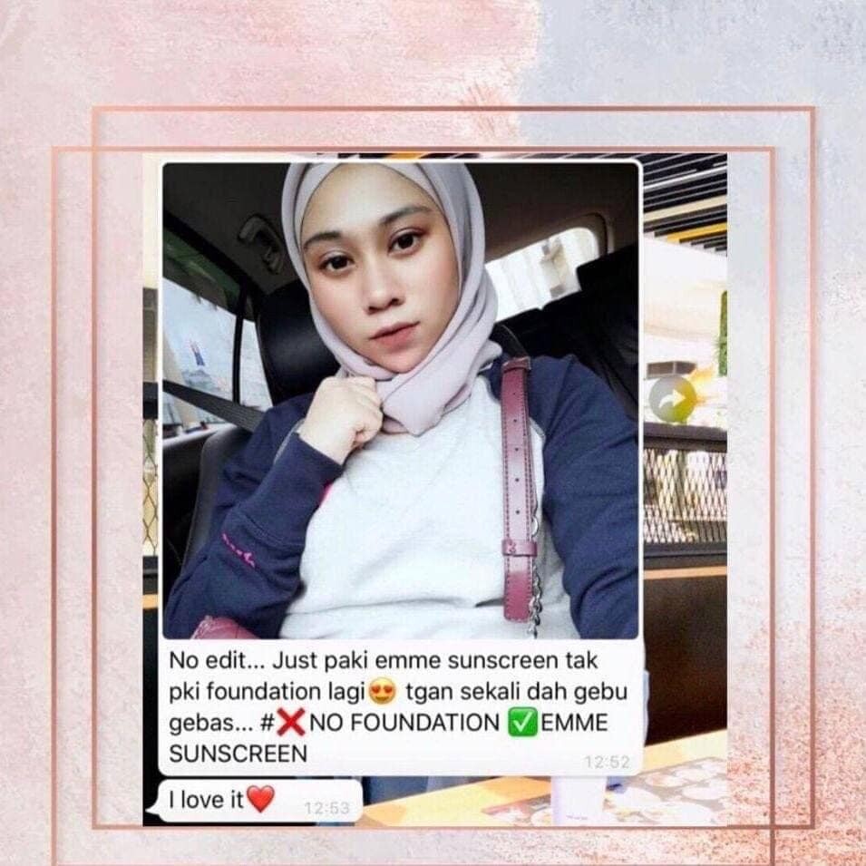 Emme Sunscreen Emme Sunscreen Original HQ 100% Emme Sunscreen SPF50 PA+++  UVA & UVB PTOTECTION Non-Waterproof Sunscreen Normal Skin Sun Protection  Cream Sunscreen For Everyday Use - Lazada | Lazada