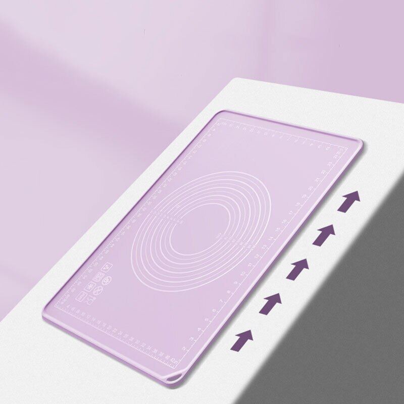 Silicone Mat 70*70 100*80 Thick Non-Stick Pastry Baking Mat Dough Rolling Pad Dough Kneading Board Bakeware Utensils For Kitchen