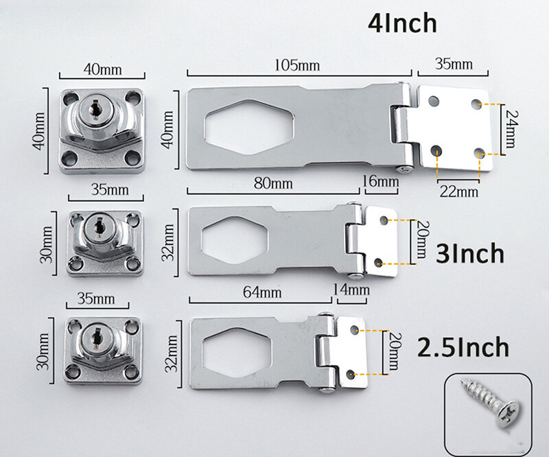 Then chốt khóa cửa loại có núm vặn xoắn bằng xi lanh, chất liệu lõi đồng đảm bảo an toàn cho tủ/ngăn kéo/cửa khóa móc/cổng/tủ van [hàng có sẵn] SAVIO - intl