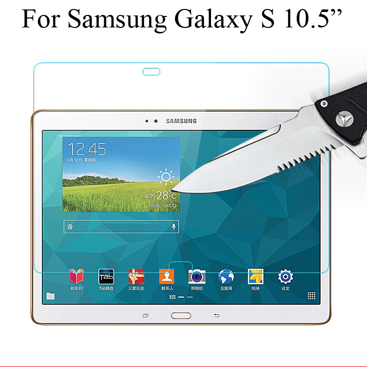 Tempered glass screen protector for Samsung Galaxy Tab S 10.5 inch SM-T800 T805 clear film
