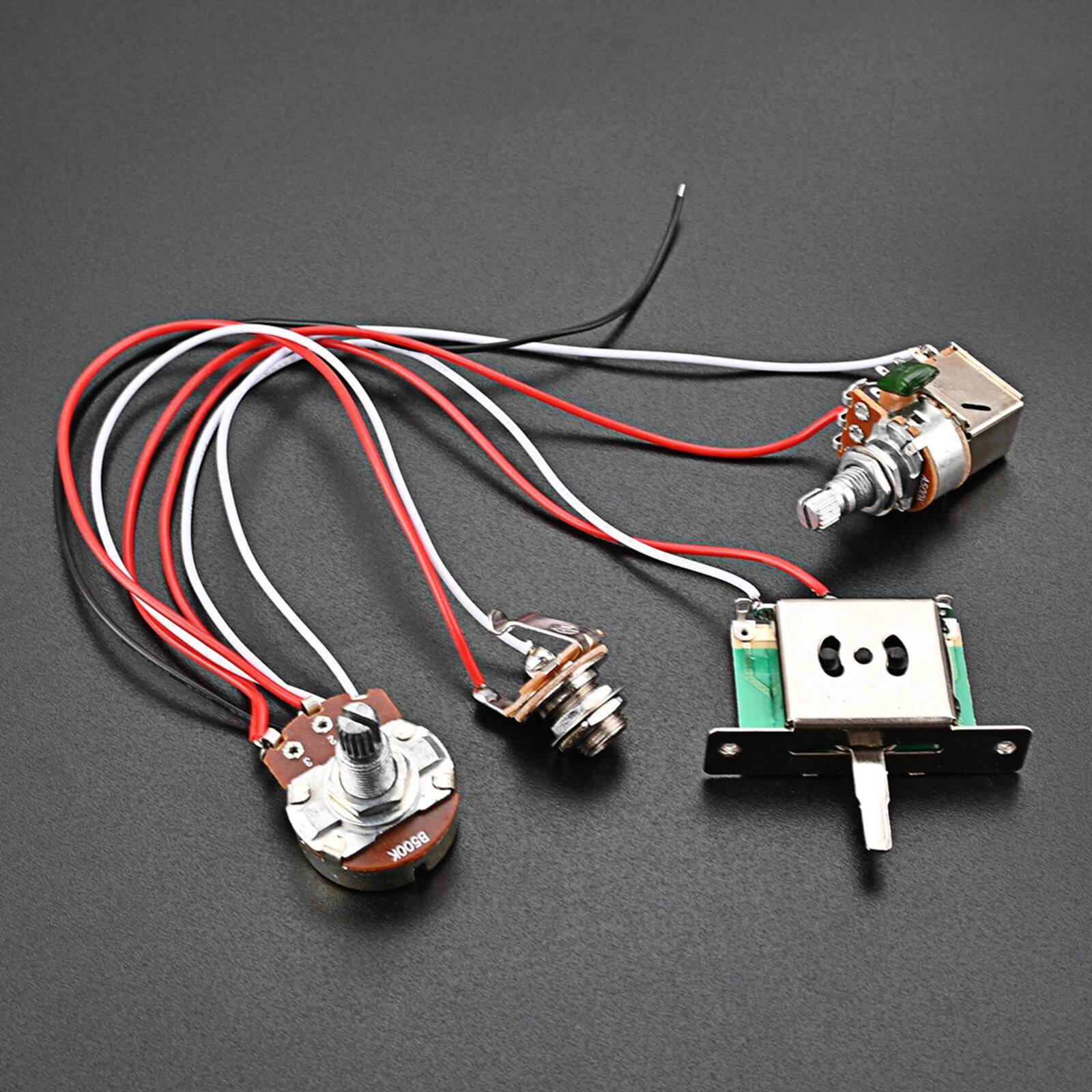 Magic Sound Guitar Push Pull Switch Wiring Harness Potentiometer Prewired for Instrument