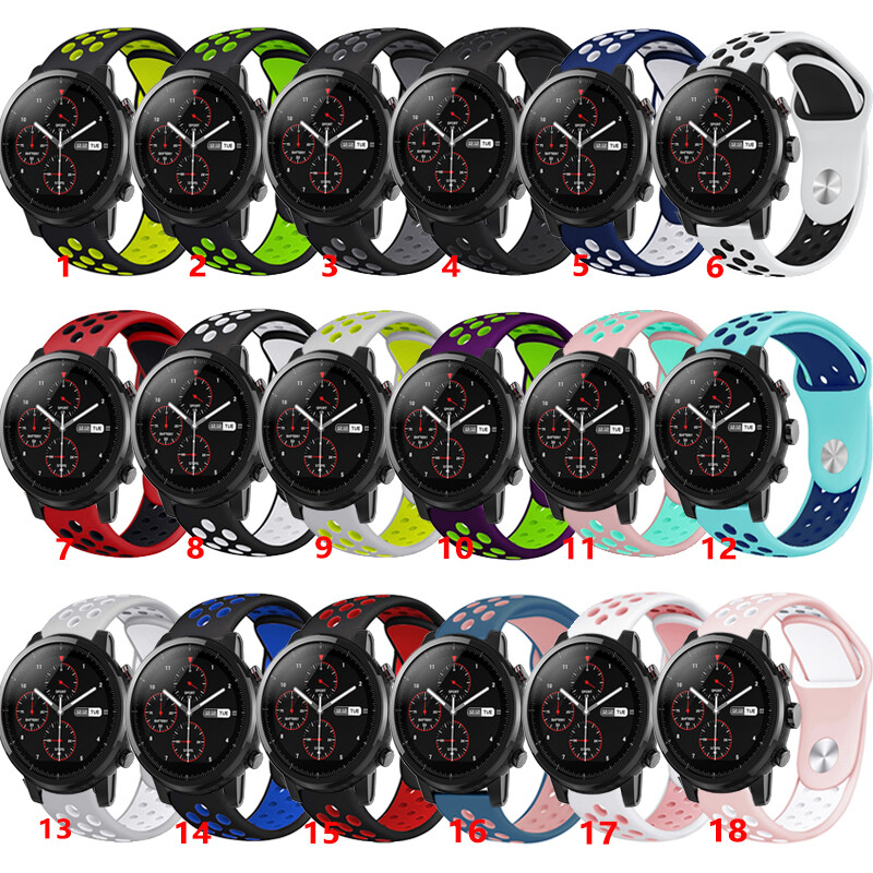 22 Mm Băng Silicon Mềm Dây Đeo Thay Thế Cho Huami AMAZFIT Tốc Độ Đồng Hồ Thông Minh