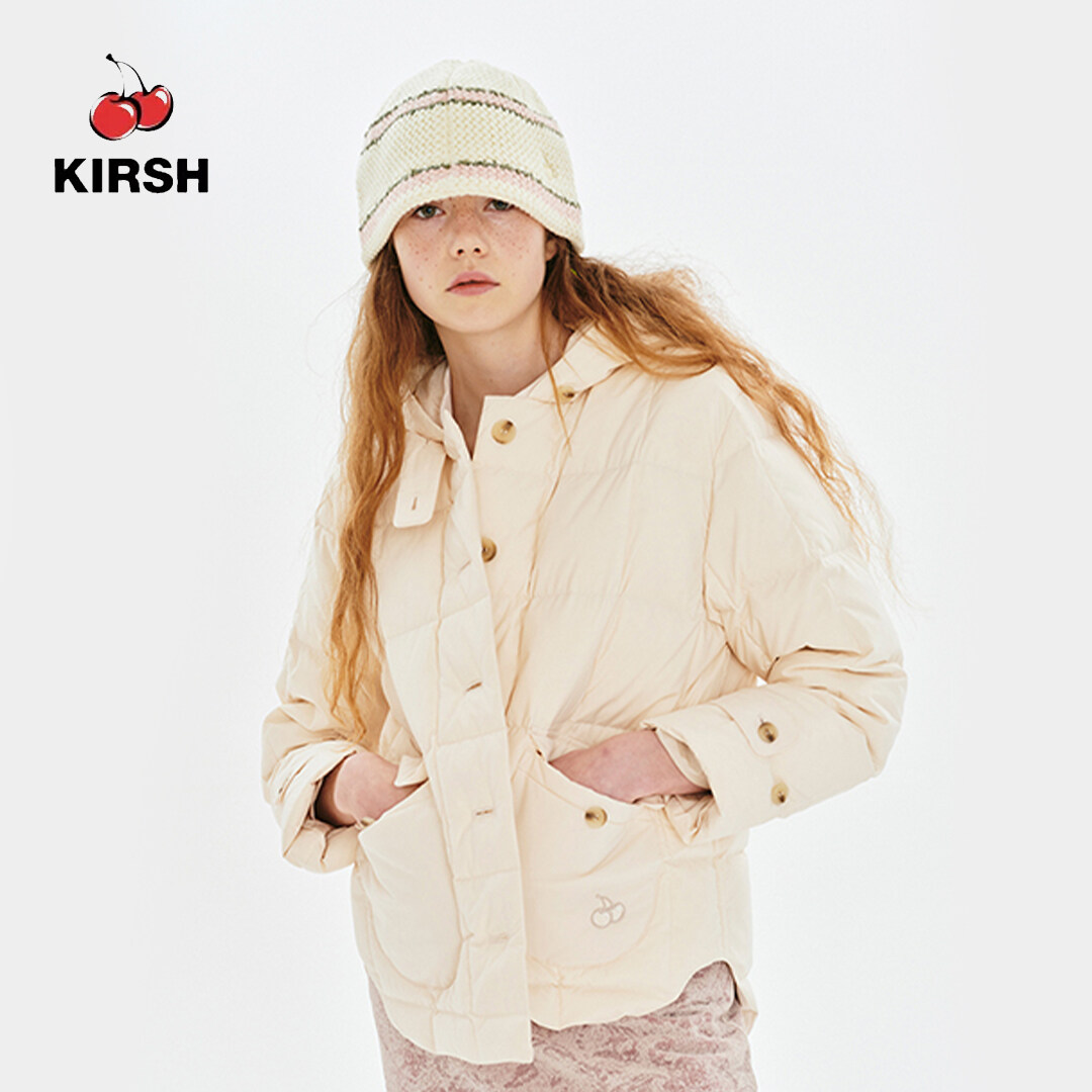[ KIRSH ]★CHERRY BASIC QUILTING HOOD JACKET KIRSH] CHERRY BASIC QUILTING HOOD JACKET | 23AW WINTER