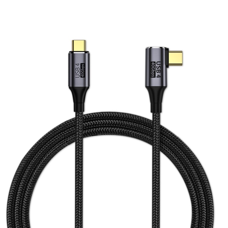 Usb c to usb c cable 100w nylon braided fast charging cord 40gbps high speed data transfer type-c cable