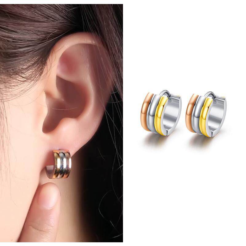 Hoop Earrings For Womens Online Brands Prices 3 Colors Hoop Earrings For Women Fashion Female Jewelry Stainless Steel