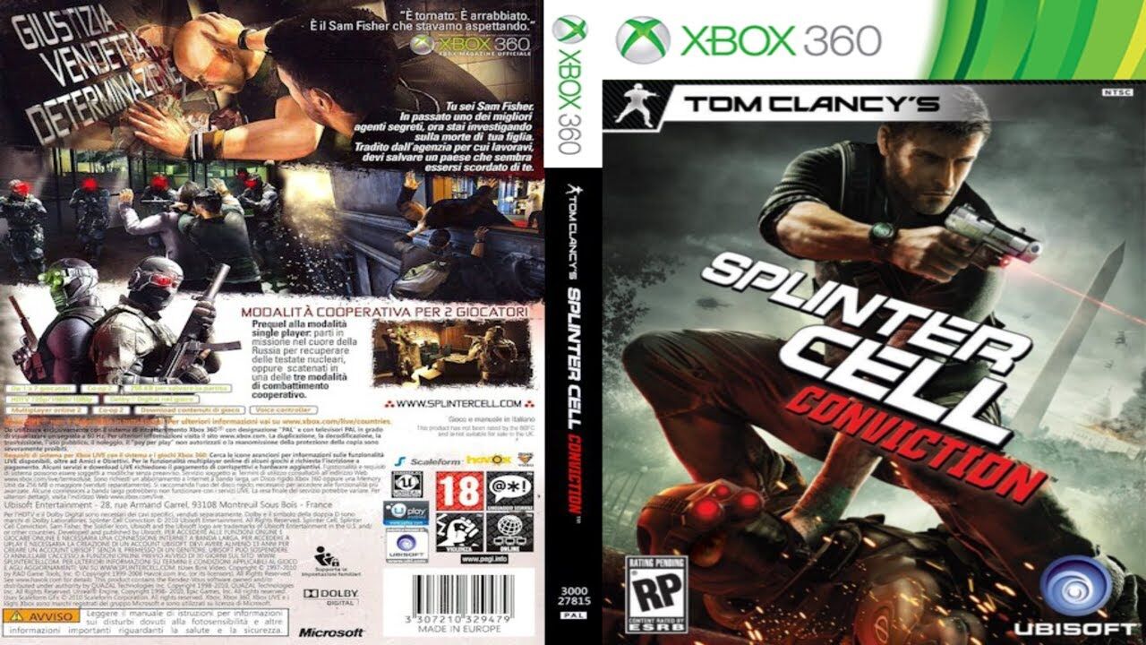 Tom Clancy's Splinter Cell: Conviction, Microsoft Xbox 360