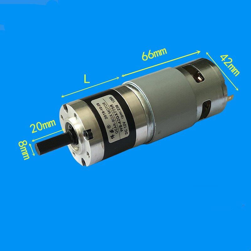 Dc Planetary Geared Motor 12v/24v High Torque 775 Motor Forward And Reverse Adjust Speed Motor
