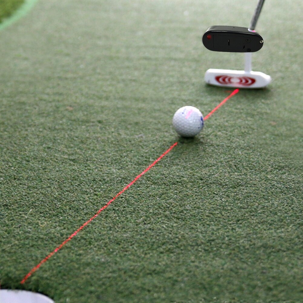 Con Trỏ Laser Gậy Đánh Golf Màu Đen Con Trỏ Laser Đặt Mục Tiêu Tập Luyện Dụng Cụ Hỗ Trợ Cải Thiện Phụ Kiện Tập Chơi Golf