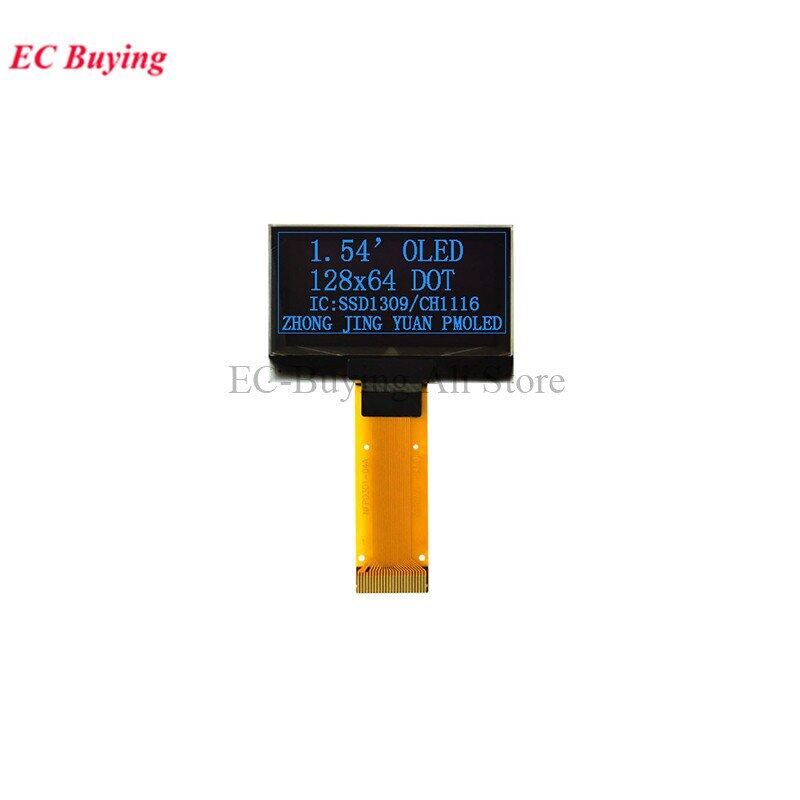 1.54 Inch Màn Hình OLED Module 1.54 "12864 Màn Hình LCD LED Hiển Thị Module 128*64 SSD1309 SPI/IIC I2C Giao Diện Cho Arduino 4Pin 7Pin