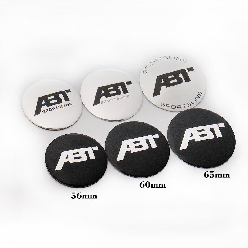 4x 52mm Wheel Center Hub Cap Covers - Soccer Football Emblem Stickers