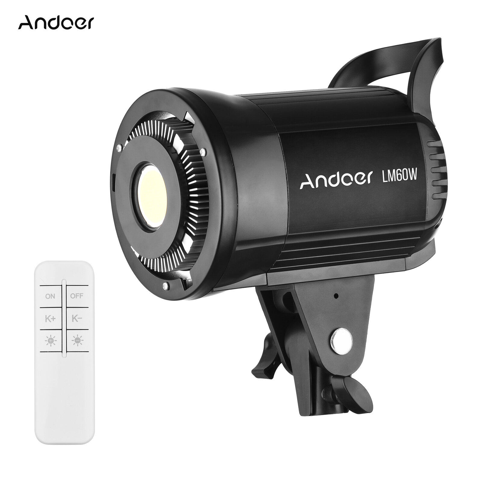 Andoer Đèn LED Lấp Đầy Nhiếp Ảnh Tiện Dụng LM60W Đèn Quay Video Studio 60W