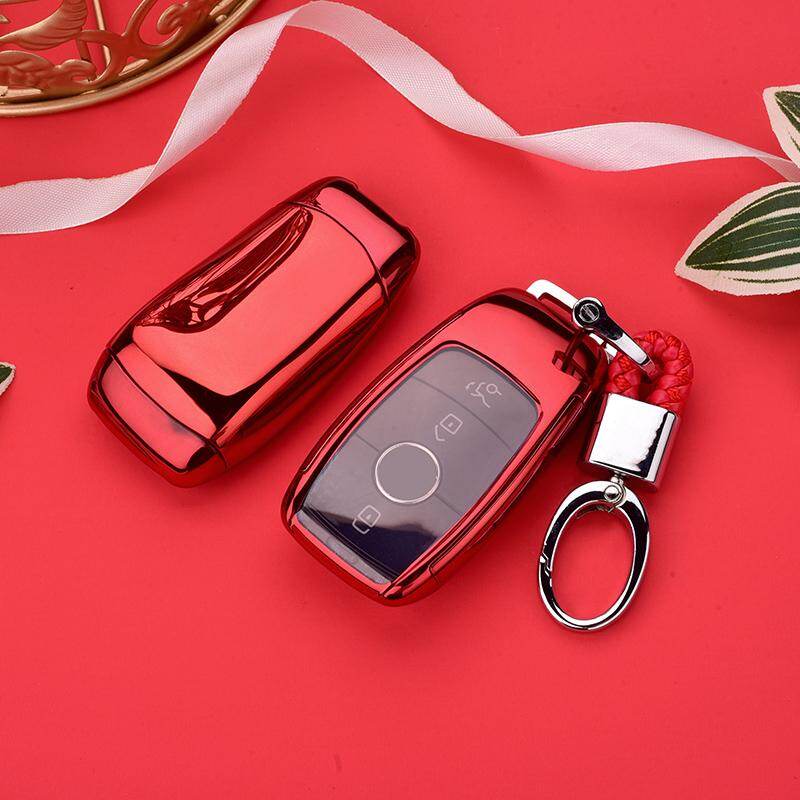 Vỏ bọc chìa khóa xe hơi chất liệu TPU cho xe Mercedes Benz New E Class E200 E320 - INTL