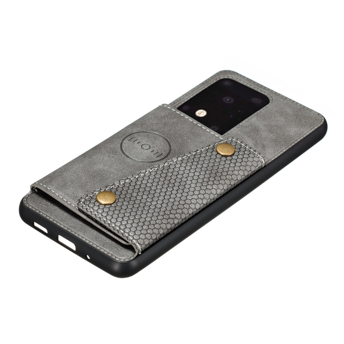 for Samsung S20+ S20 Plus Ultra S20FE Leather Case Multiple Folio Flip Cover Wallet Back Case Shell, can work with Car Mount, Hidden ID Credit Card Slot Holder, Retro Metal Button Clasp, Stand Support