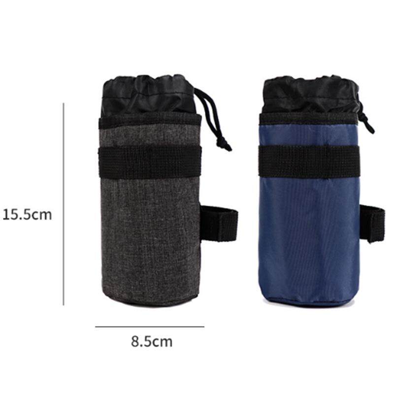 Bike Handlebar Stem Bag Food Snack Storage Bike Water Bottle Carrier